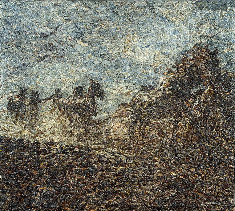 Les Chevaux Demis-Sauvages (Private Collection) (1964)